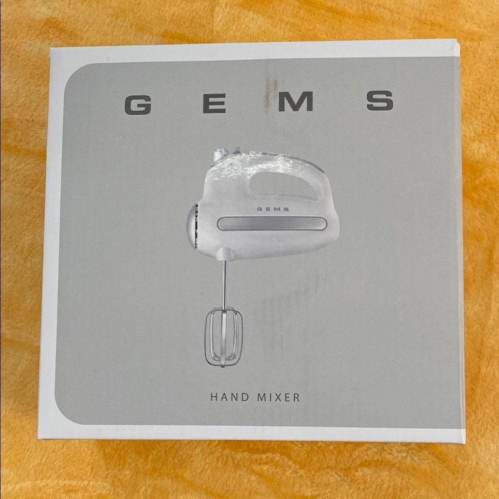 GEMS White Hand Mixer